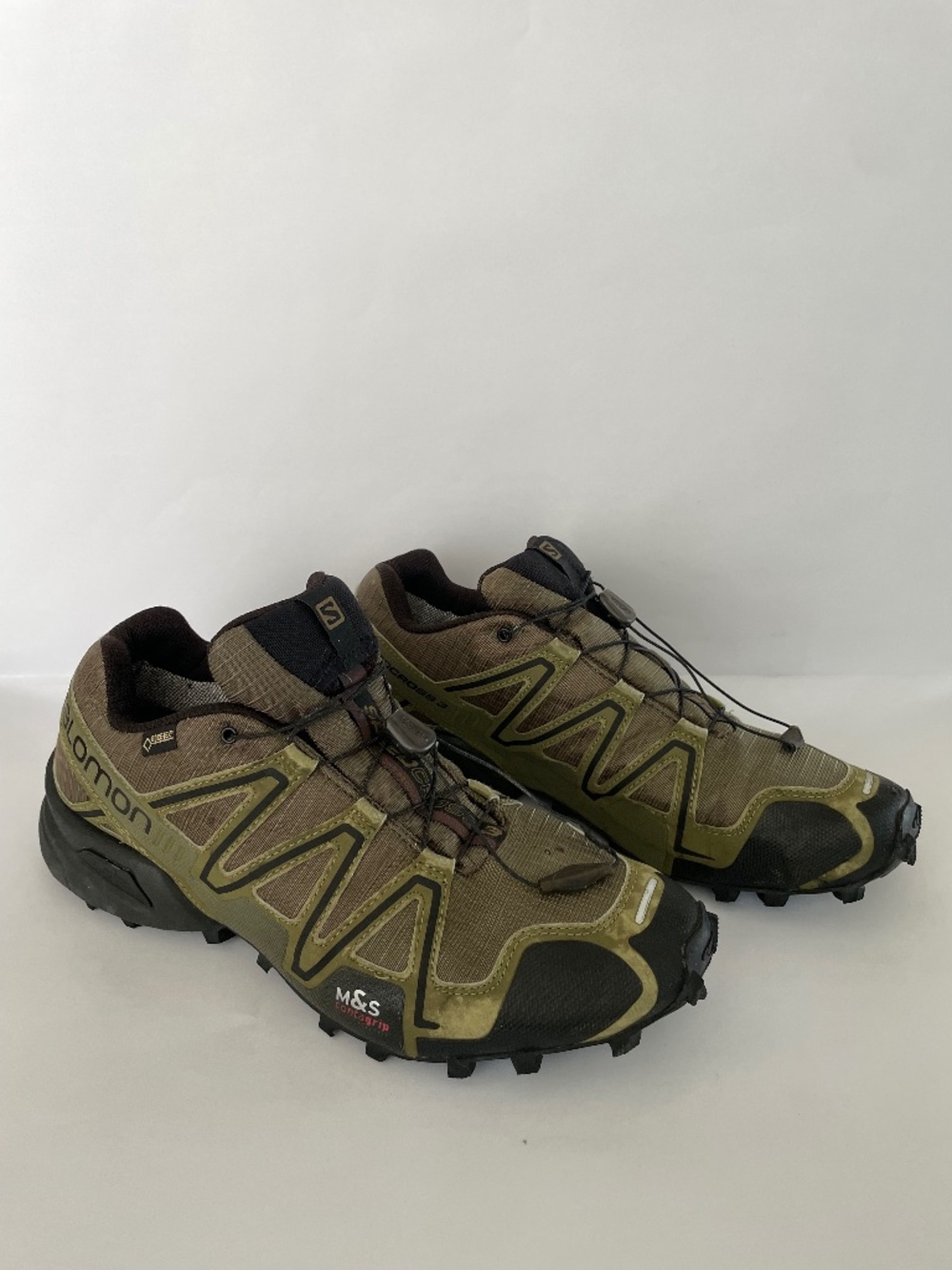 Salomon Speedcross 3 GTX Gore-Tex Trail Running Shoes, Hiking, Green, Men’s 11